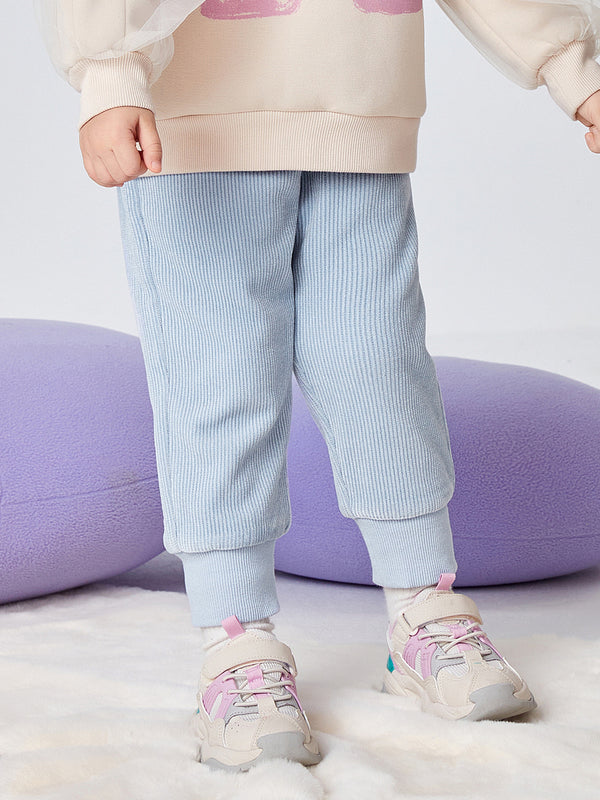 Balabala Toddler Girl Carrot Pattern Trousers
