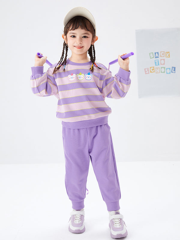 Toddler Girl Animal Print Casual Long Sleeve Suit208322104013