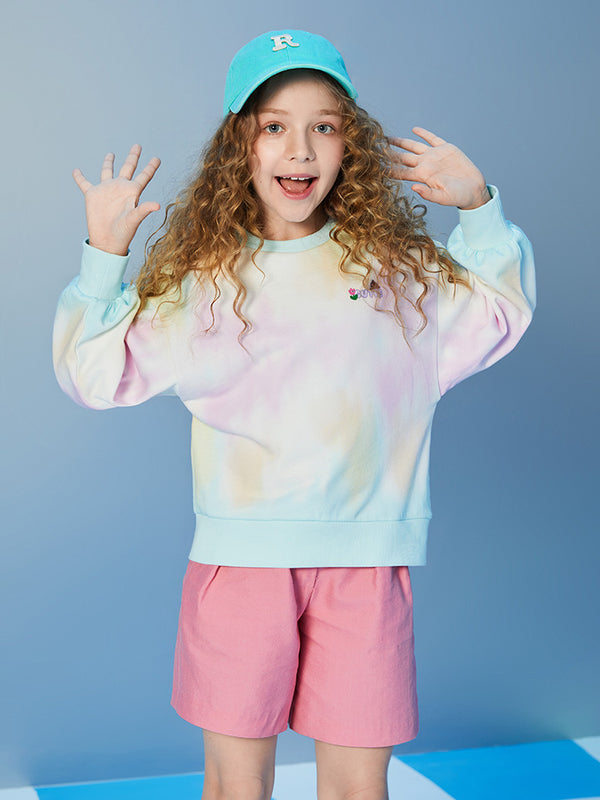 Áo hoodie nhiều màu in chữ cho bé gái208322121004