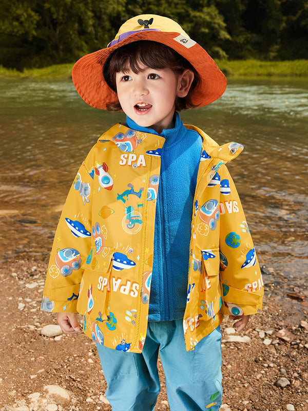 Toddler Boy Animal Print Stylish Hooded Jacket208322105111
