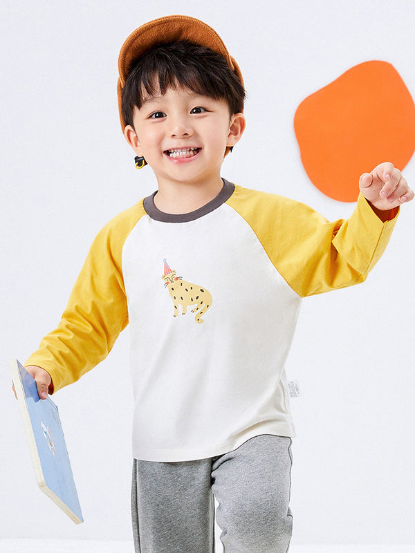 Toddler Boy Fashionable Small Icon Long Sleeve T-Shirt208322100108