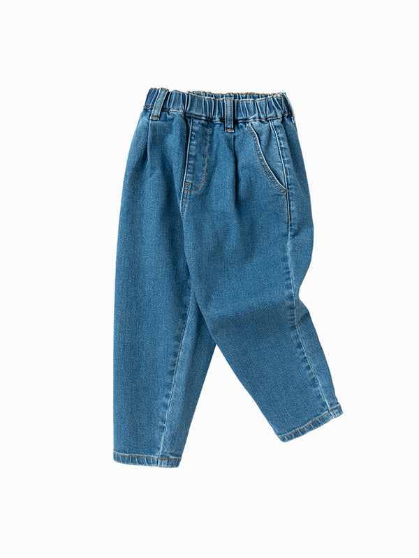 balabala Toddler Boy Medium Stretchy Textured Jeans 2-8 Years