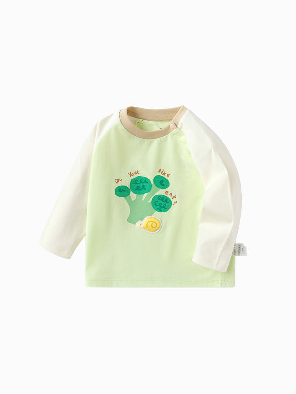 Balabala Baby Unisex Spring Knitted Long Sleeve T-shirt