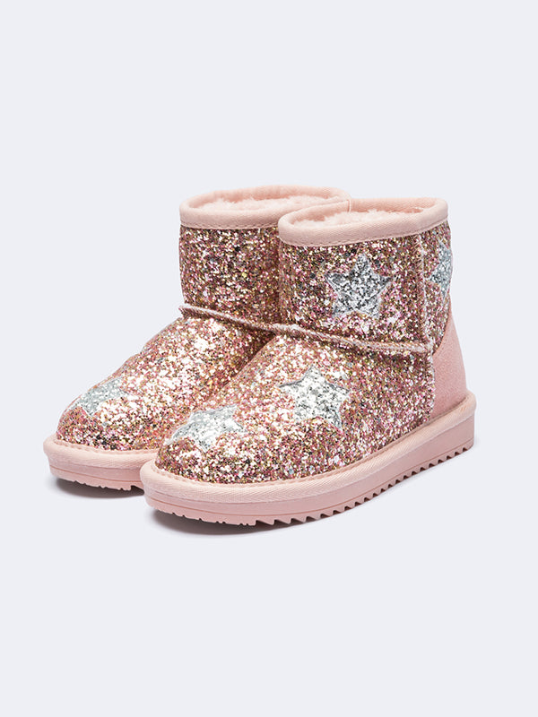 balabala Toddler Girl Snow Boots