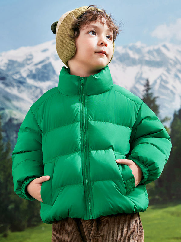 Balabala Toddler Unisex Green Hue Down Jacket